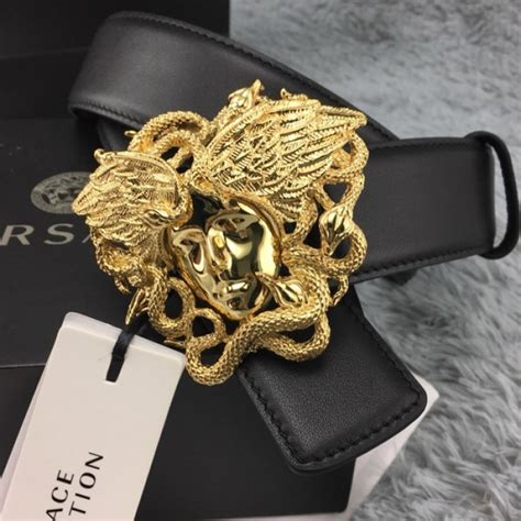 versace medusa wings belt|vintage Versace Medusa belt.